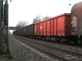 BR185 bei Bonn Villich Müldorf mit gemischtem Güterzug nach Koblenz