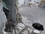فري برس  حماه المحتلة قصف في مدينة حلفايا جراء القصف العشوائي  1 3 2012