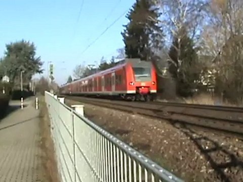 BR425 von Koblenz kommend kurz vor dem Bf Bonn Beuel