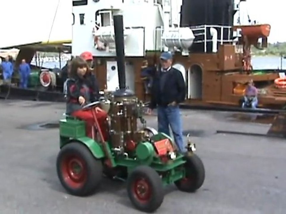 Selbstbau lokomobile "hanna" am flensburger kohlepier