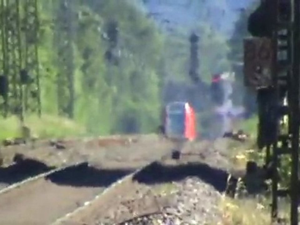 BR140 bei St Augustin Hangelar mit gemischtem Güterzug nach Köln und BR425 nach Bf Bonn Beuel