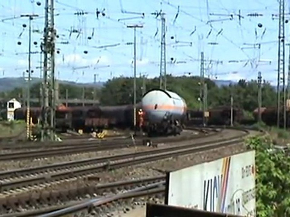 Rangierarbeiten BR294 im Bf Neuwied Teil 002 von 003