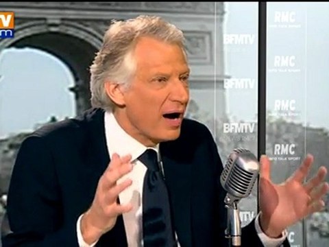 Villepin : les deux principaux candidats prennent les Français pour des couillons