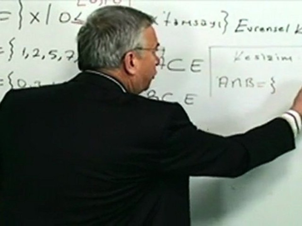 İlkumut AÖF Matematik - Konu 1 (Kümeler ve Sayılar)