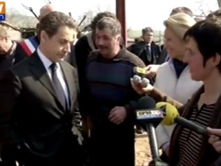 Sarkozy malmené également dans une ferme basque