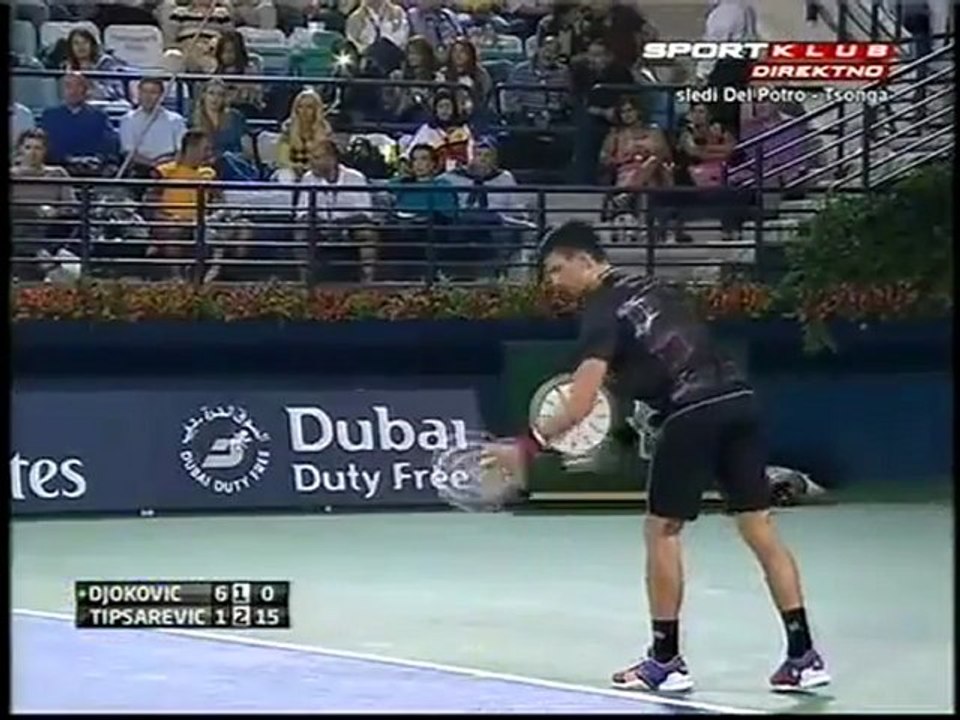 Djokovic đấu Tipsarevic ở tứ kết Dubai Championships