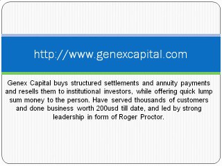 Settlement Purchaser