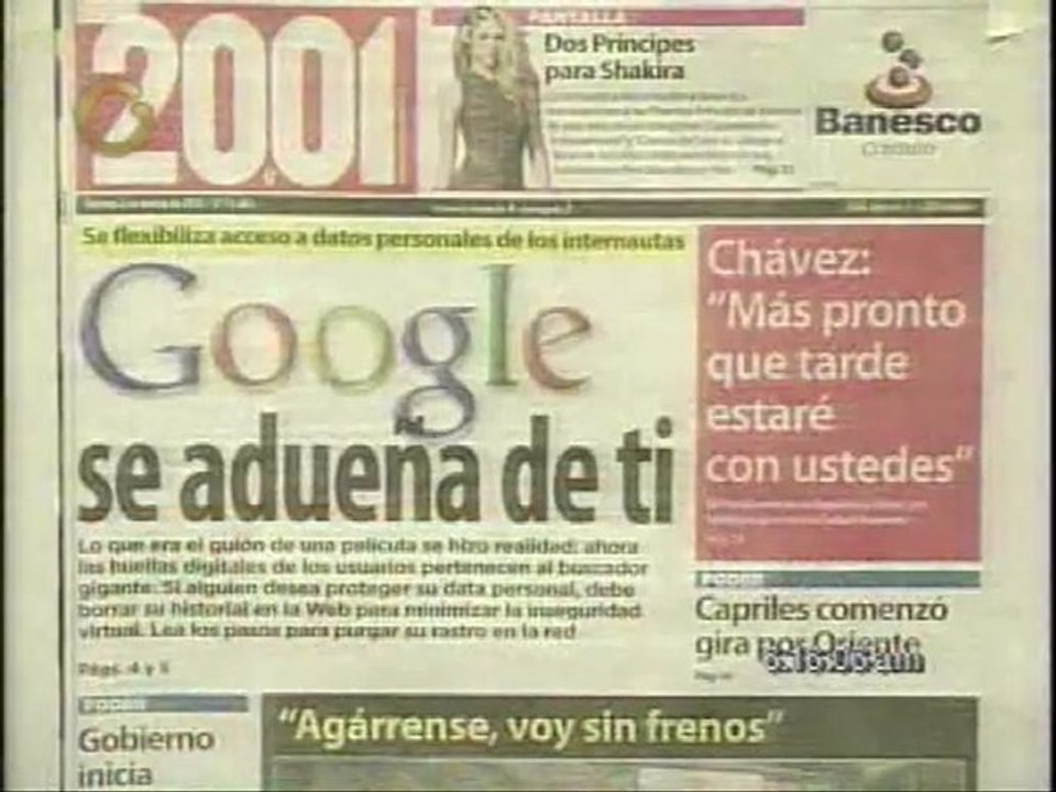 Titulares de la prensa