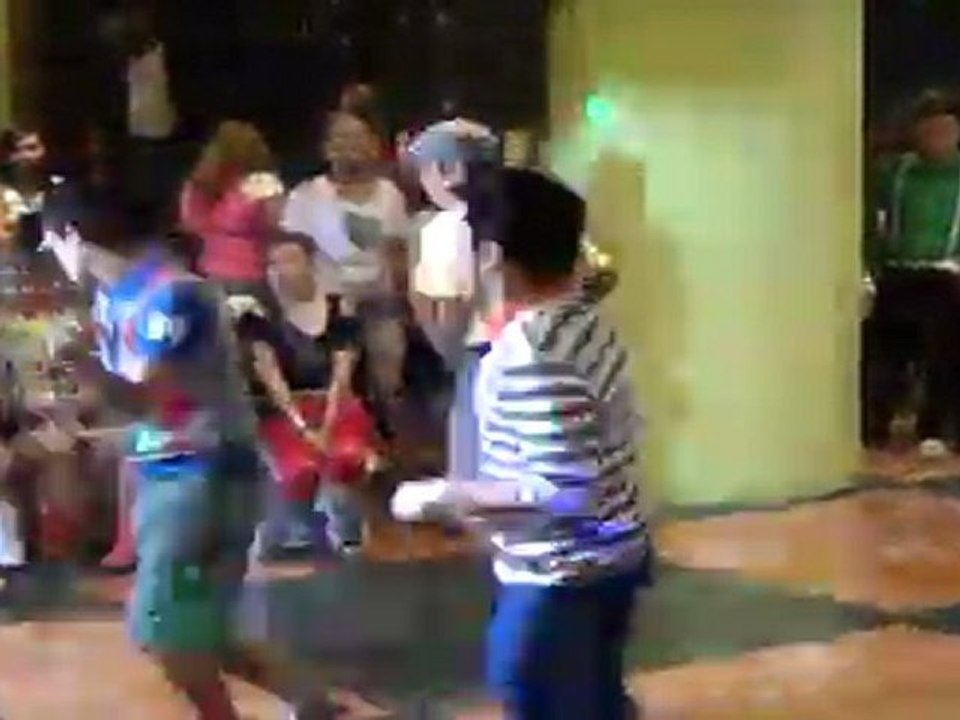 Metrobank MM4B cluster-B christmas party dance number December 2011 at  WTE building in Binondo Manila