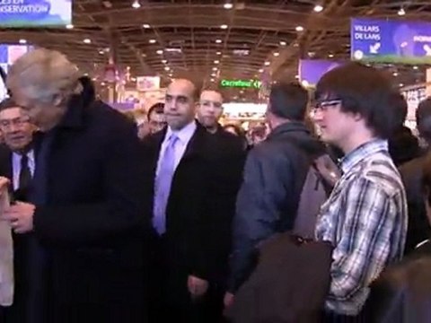 SIA 2012 : Ambiance sur le salon avec Dominique de Villepin