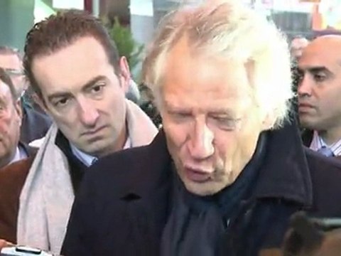 Villepin en visite au Salon de l'agriculture