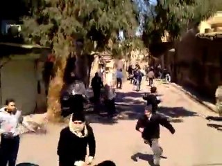 اعتقال وضرب المتظاهرين في حي الميدان الدمشقي