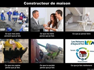 What People Think I Do vs. What I Really Do: Maison Construction 🏡