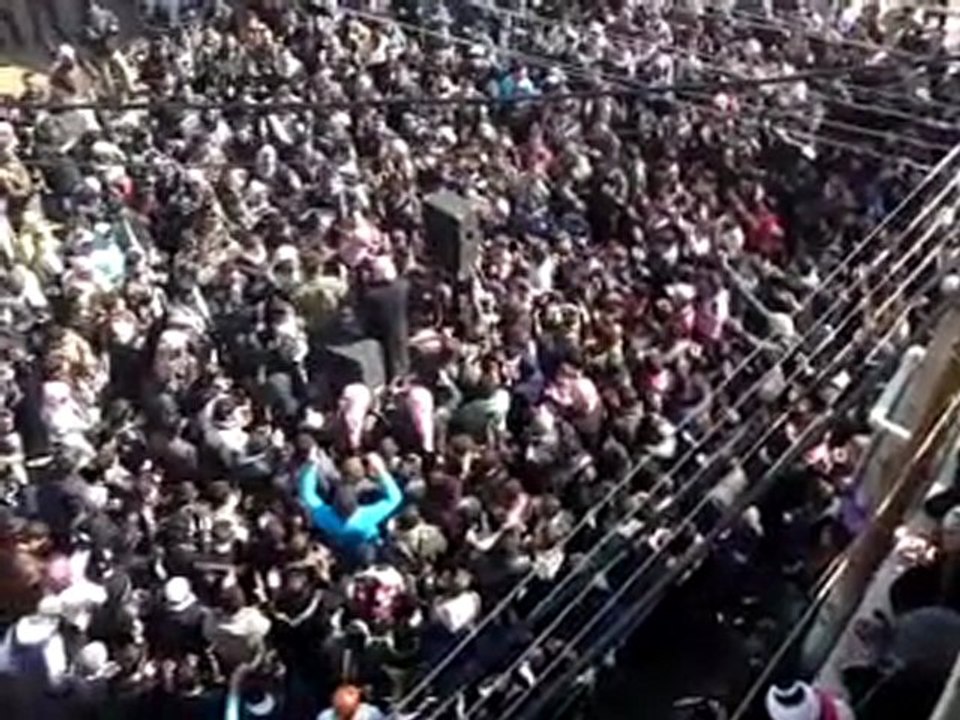 فري برس درعا كفر شمس دعاء جميل جدا لشيخ كفر شمس جمعة تسليح الجيش الحر 2 3 2012