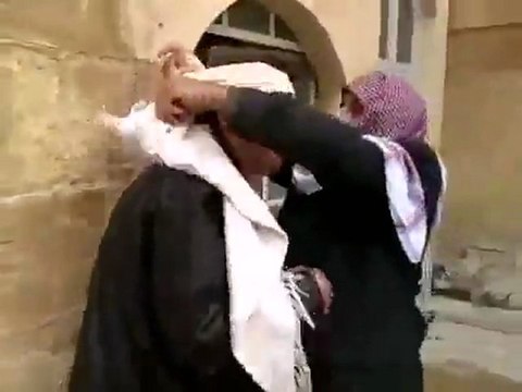 فري برس حلب الباب أحد الجرحى في ساحة الجامع الكبير 2 3 2012