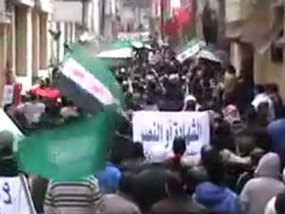 فري برس حمص باب السباع مظاهرة رائعة جدا    2 3 2012