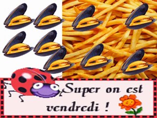 Bon vendredi .....le vendredi au menu..Poisson ou crustacés..-