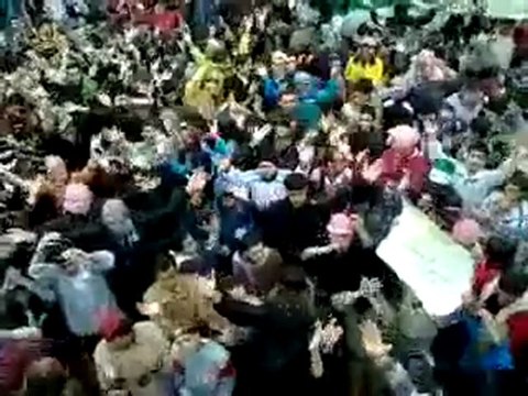 فري برس البوكمال مظاهرة حاشدة جمعة تسليح الجيش الحر 2 3 2012