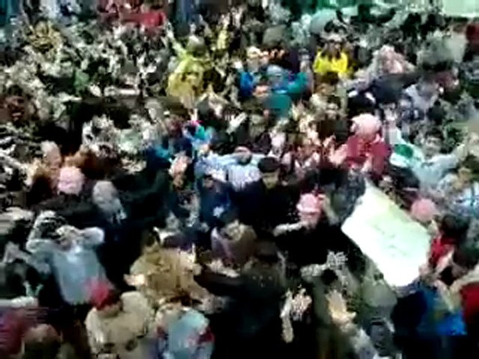 فري برس البوكمال مظاهرة حاشدة  جمعة تسليح الجيش الحر 2 3 2012