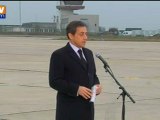 Nicolas Sarkozy rend hommage à Edith Bouvier et William Daniels