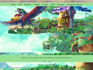 Actu Zelda Forum / aide
