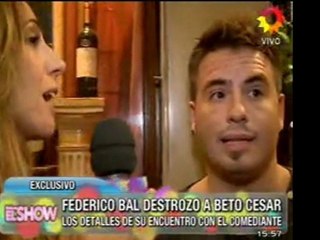 Download Video: Pronto.com.ar Federico Bal vs Beto César