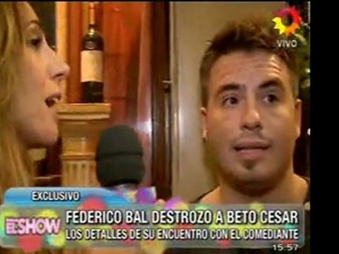 Pronto.com.ar Federico Bal vs Beto César