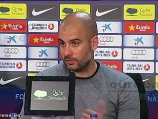 Guardiola sobre la Liga: "No vamos a tirar la toalla"