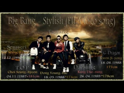 Big Bang (빅뱅) - Stylish (FILA logo song) [German sub]