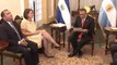 Embajadora de Argentina visita al Presidente Mauricio Funes