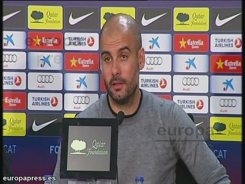 Guardiola sobre Rosell: Hablamos de muchas cosas