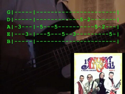 Donna felicità - I nuovi angeli (bass cover + tab)
