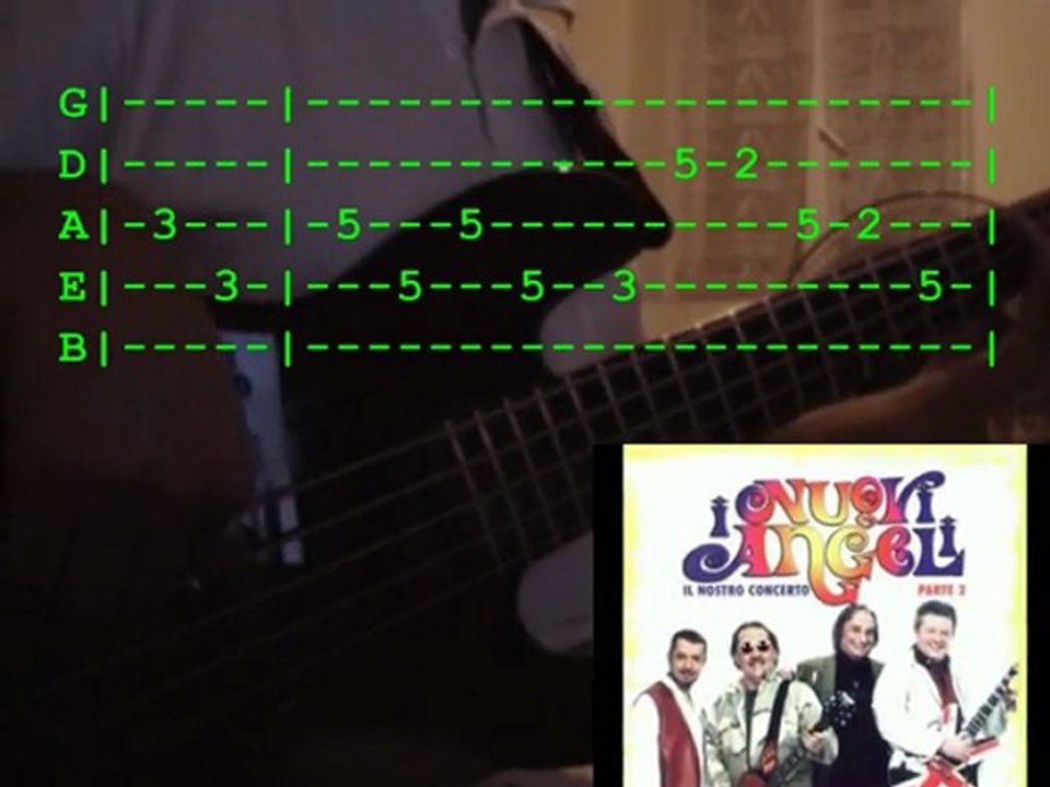 Donna felicità - I nuovi angeli (bass cover + tab)