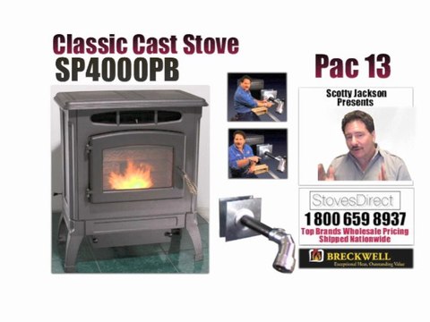 Breckwell Pac 13 SP4000 Pellet Stove