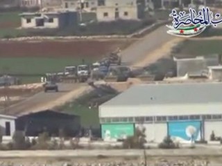 فري برس ريبورتاج عن بعض مشاهد القصف على مدينة سراقب