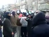 فري برس حلب حي السكري مظاهرات جمعة تسليح الجيش الحر 2 3 2012 ج3