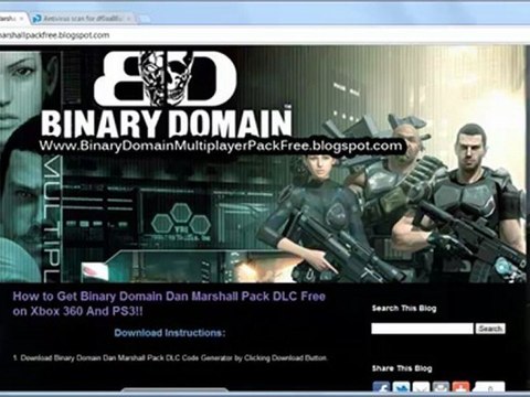 Unlock Binary Domain Multiplayer Pack DLC - Xbox 360 / PS3