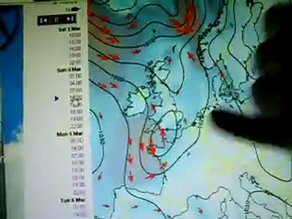 Prévision météo du samedi 3 mars 2012 de Gigi