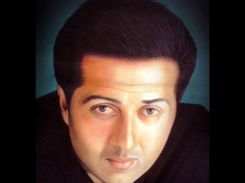 Portrait Painting Sunny Deol / Drawing In Oil Paint / Film Star Artwork