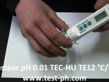 testeur ph digital tec-hu te12 précision 0.01
