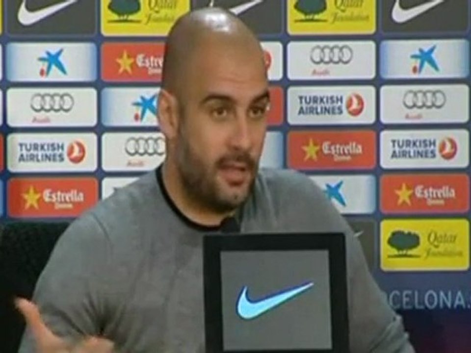 Deportes/ Fútbol; Barcelona, Guardiola: "Si no somos líderes no es por culpa de los árbitros"