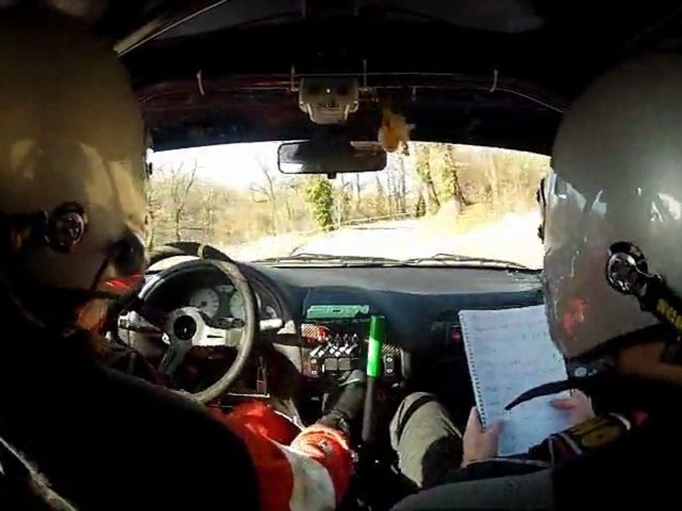 Rallye des thermes 2012 Es 5 Equipage SIRMAIN-GAFFARD 4 eme tps scratch !
