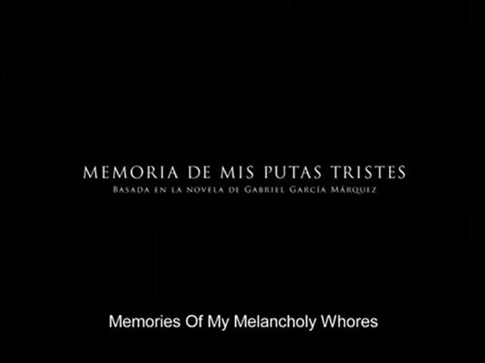 Memoria de mis putas tristes