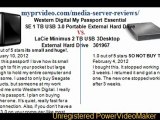Western Digital My Passport Essential  SE1 TB USB 3.0 vs. LaCie Minimus 2 TB USB 3Desktop 301967