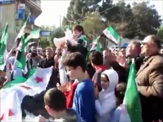فري برس تحية لحمص شارع شارع من الجزائر  جمعة تسليح الجيش الحر 2 3 2012