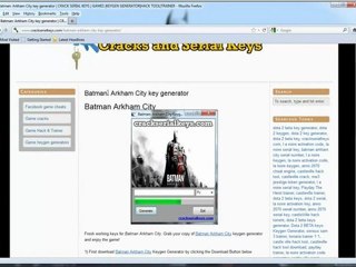 batman arkham city keygen