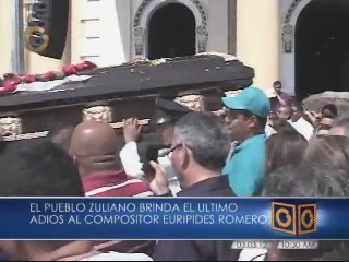 Le dan el último adiós al gaitero Eurípides Romero