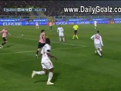 dailygoalz.com - Palermo vs AC Milan 0-4 Thiago Silva Goal