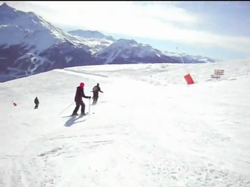 2012-02 - La Rosière - 1ère journée de ski
