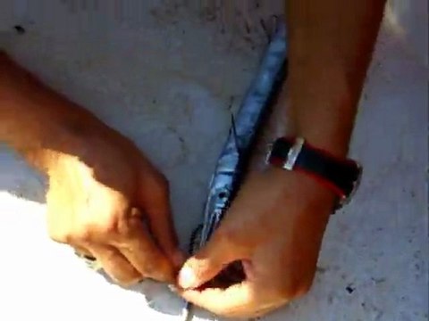 Akya için canlı zargana ile uzun olta hazırlama tekniği